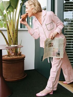 Brand new MERSEA Sunny Sailor Cotton Set - Preppy Pink